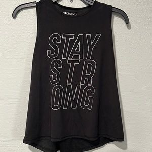 Ideology girls, medium, black Stay Strong, tank top